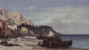 Friedrich Paul Nerly Veduta di Capri USA oil painting artist